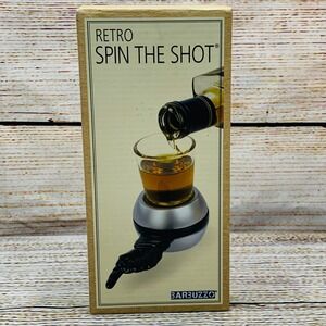 Barbuzzo Retro Spin The Shot Game‎ Novelty Barware with Shot Glass Unused